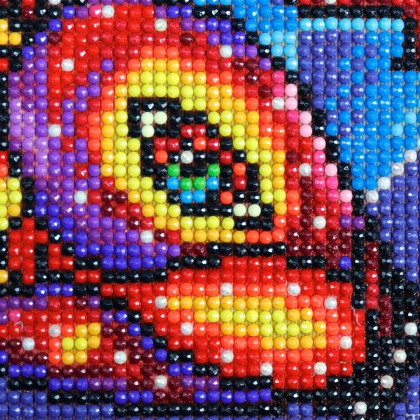 Fashion JaCaRou Puzzles Broderie de diamants RONDS - POISSONS KOÏ