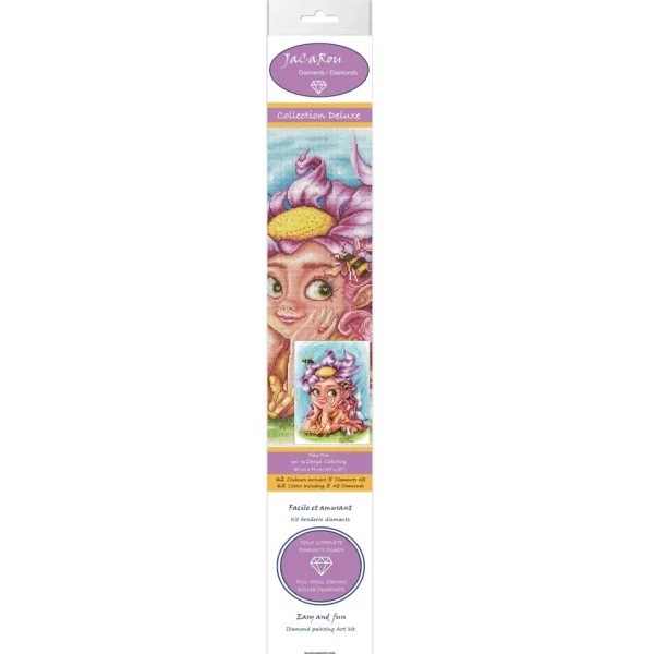 Online JaCaRou Puzzles Broderie de diamants RONDS - FAIRY FLORI