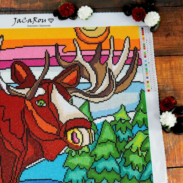 Online JaCaRou Puzzles Broderie de diamants RONDS - MONSIEUR L'ORIGNAL