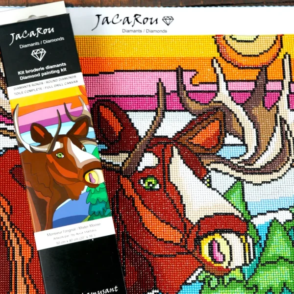 Online JaCaRou Puzzles Broderie de diamants RONDS - MONSIEUR L'ORIGNAL