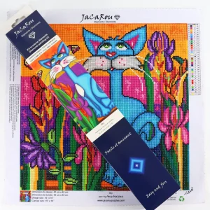 Fashion JaCaRou Puzzles Broderie de diamants RONDS - SKY