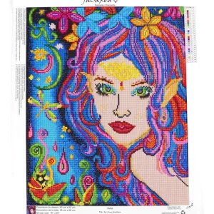 Fashion JaCaRou Puzzles Broderie de diamants RONDS - STELLA