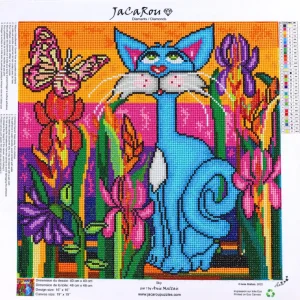 Fashion JaCaRou Puzzles Broderie de diamants RONDS - SKY