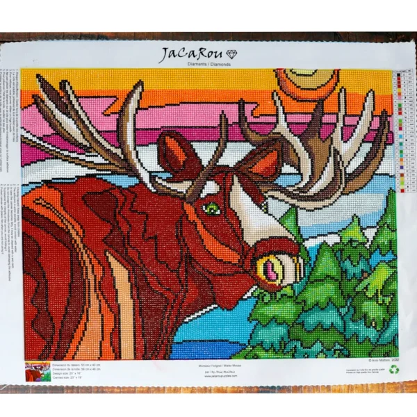 Online JaCaRou Puzzles Broderie de diamants RONDS - MONSIEUR L'ORIGNAL
