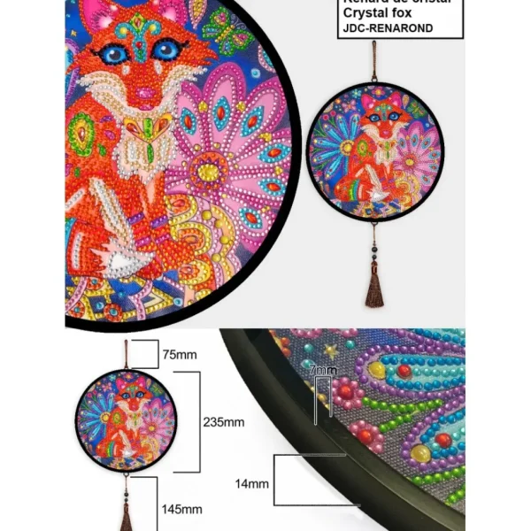 Online JaCaRou Puzzles cadre rond RENARD