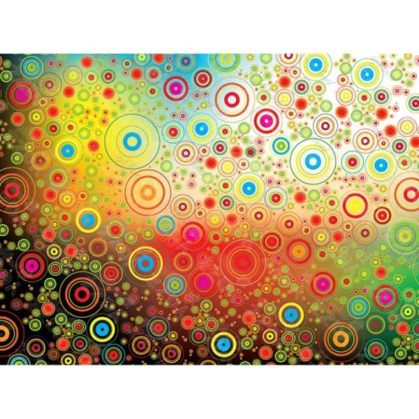 Discount JaCaRou Puzzles Casse-tête - ABSTRACT FLOWERS - YA-3804