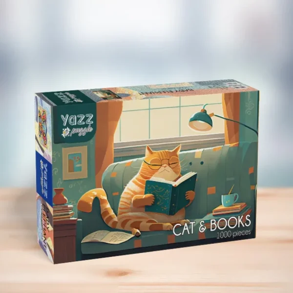 Clearance JaCaRou Puzzles Casse-tête - CAT & BOOKS - YA-3827