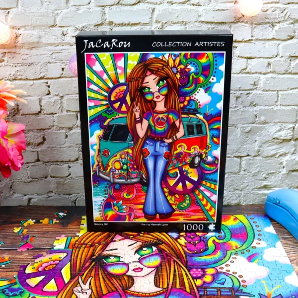 Outlet JaCaRou Puzzles Casse-tête - GROOVY GIRL