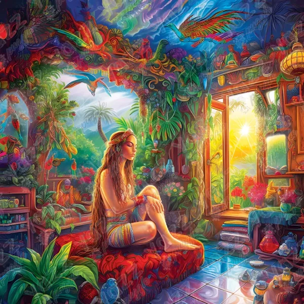 Clearance JaCaRou Puzzles Casse-tête - HOME IN HEAVEN - YA-1907