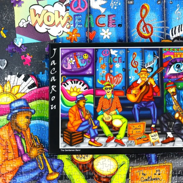 Online JaCaRou Puzzles Casse-tête - THE GENTLEMEN BAND