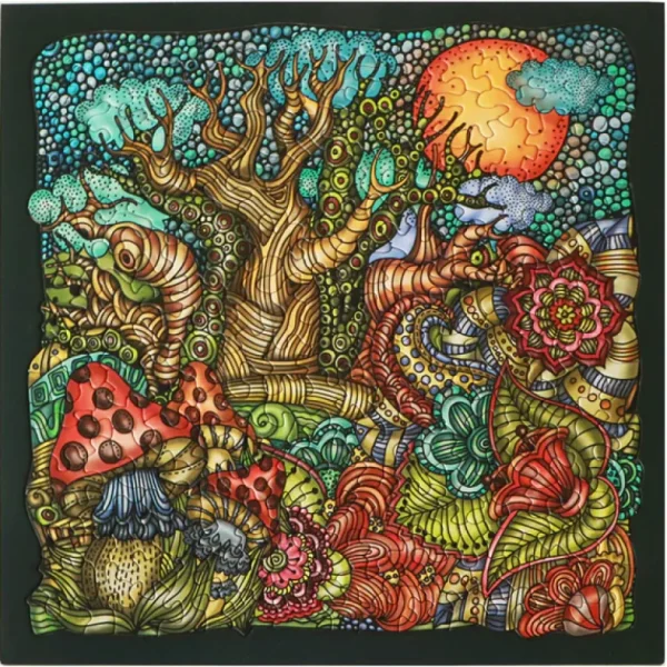 Fashion JaCaRou Puzzles Casse-tête - WONDER FOREST