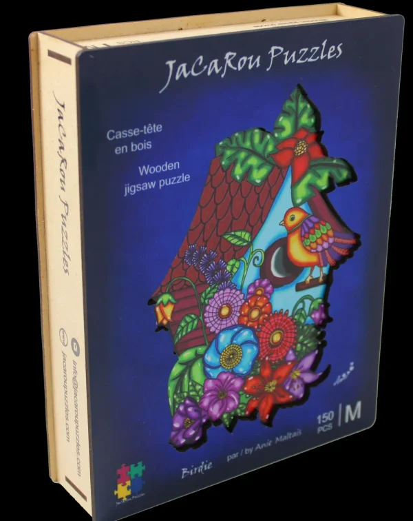 Sale JaCaRou Puzzles Casse-tête en bois BIRDIE