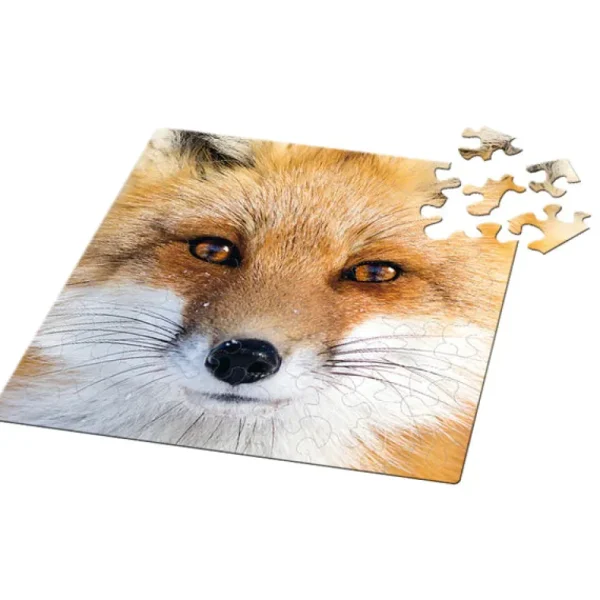 Discount JaCaRou Puzzles Casse-tête MINI - Q4-7 (66 PCES) ANIMAL SERIE (Renard)