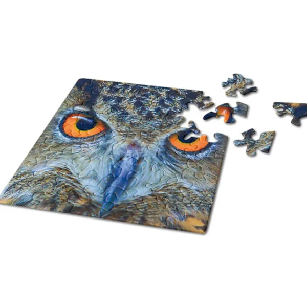 Outlet JaCaRou Puzzles Casse-tête MINI - Q4-4 (66 PCES) ANIMAL SERIE (Hibou)