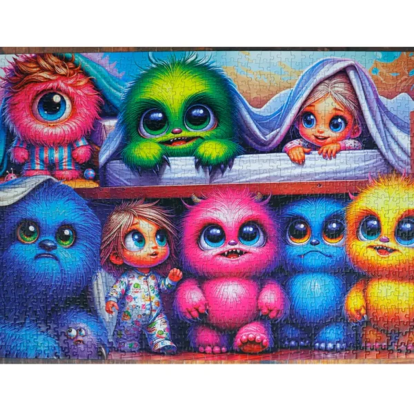 Online JaCaRou Puzzles COOL MONSTERS 1000 pces