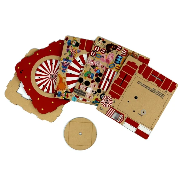 New JaCaRou Puzzles DIY CASSE-TÊTE 3D Boîte à musique - CIRCUS TROUPE