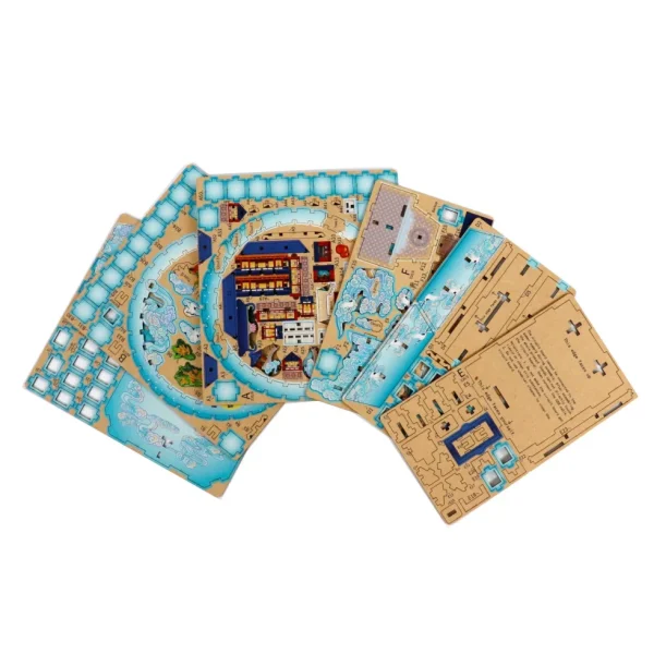 Online JaCaRou Puzzles DIY CASSE-TÊTE 3D Lampe en bois - PLEINE LUNE