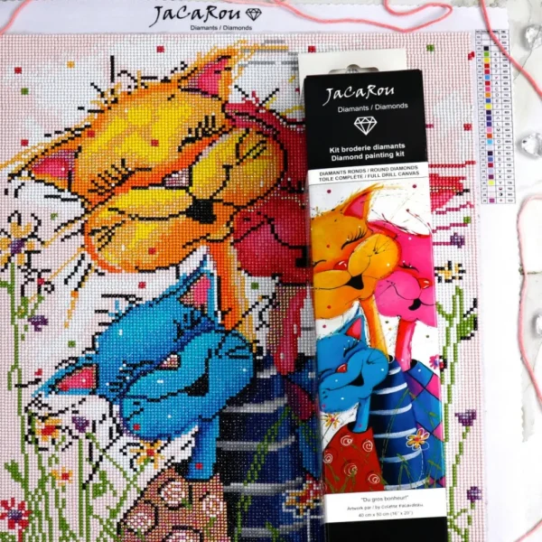 Fashion JaCaRou Puzzles DU GROS BONHEUR 40 x 50