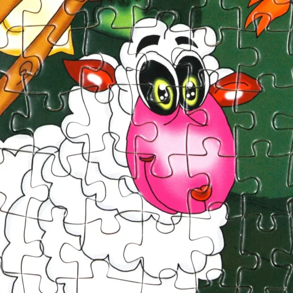 New JaCaRou Puzzles LA FERME JOYEUSE 1000 pces