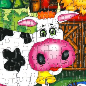 New JaCaRou Puzzles LA FERME JOYEUSE 1000 pces