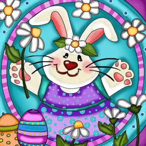 Discount JaCaRou Puzzles LAPIN BLANC DU PRINTEMPS 30 x 30