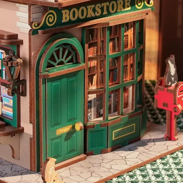 Fashion JaCaRou Puzzles Mini-Corbeille de bureau en bois - BOOKSTORE