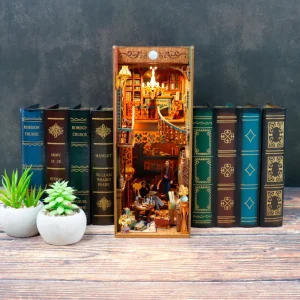 Best JaCaRou Puzzles MINI-décor de bibliothèque - VIOLIN DETECTIVE AGENCY