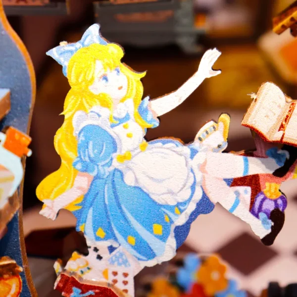 Online JaCaRou Puzzles MINI-décor de bibliothèque - ALICE IN WONDERLAND