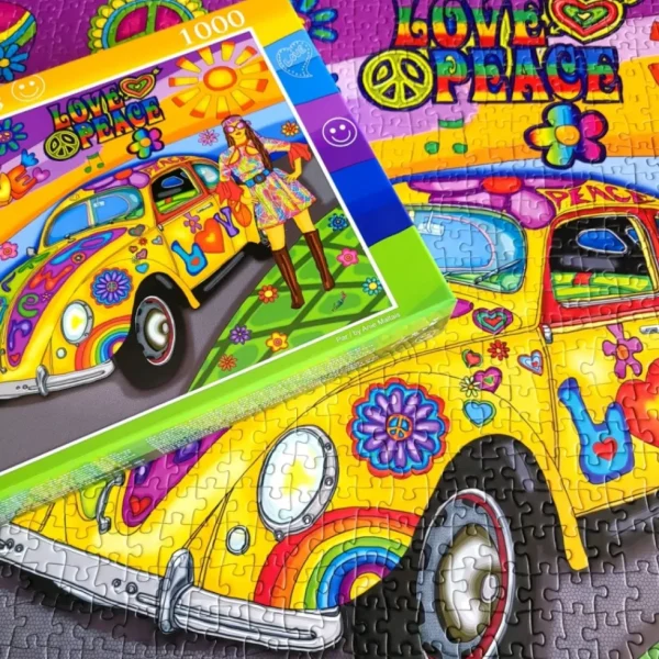 Discount JaCaRou Puzzles PEACE AND LOVE 1000 pces