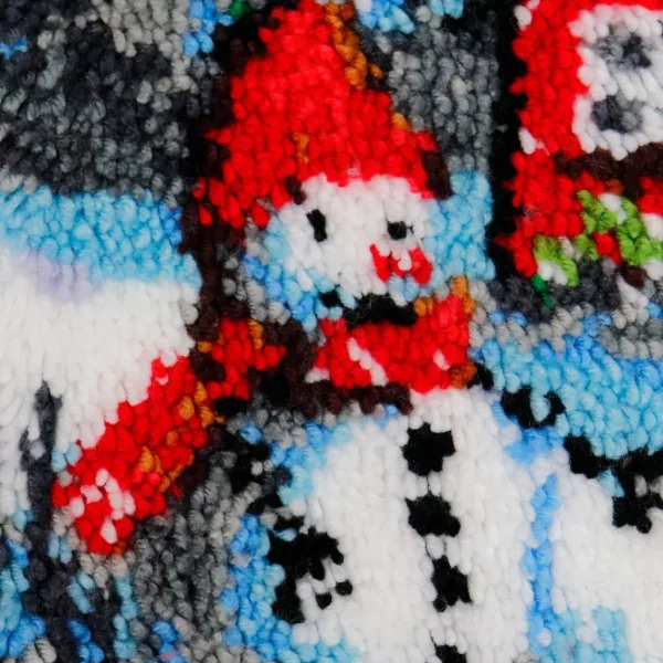 New JaCaRou Puzzles Points noués - Grand tapis - SNOWY
