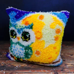 Sale JaCaRou Puzzles Points noués - Housse de coussin - HIBOU