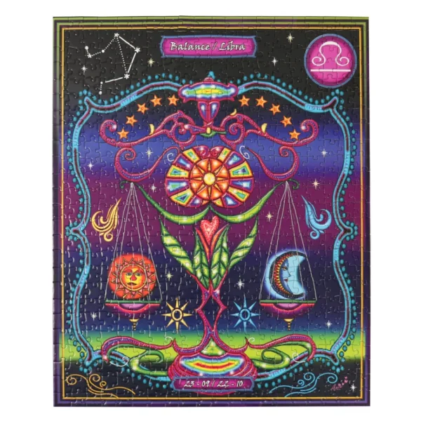 Fashion JaCaRou Puzzles ZODIAQUE : SIGNES D'AIR 3 x 500 pces