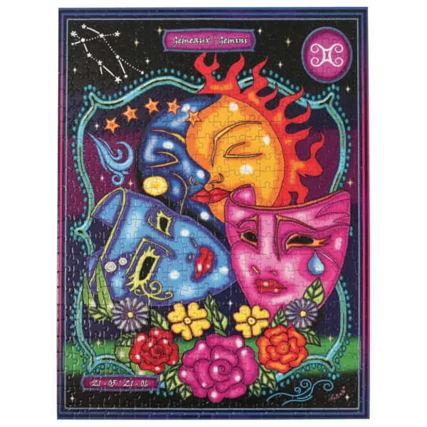 Fashion JaCaRou Puzzles ZODIAQUE : SIGNES D'AIR 3 x 500 pces