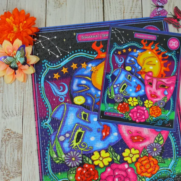 Fashion JaCaRou Puzzles ZODIAQUE : SIGNES D'AIR 3 x 500 pces