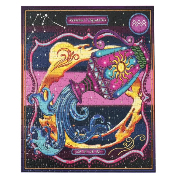 Fashion JaCaRou Puzzles ZODIAQUE : SIGNES D'AIR 3 x 500 pces
